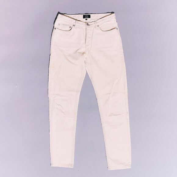 Women’s APC Creme Pants – Size 28 - Picture 1 of 6